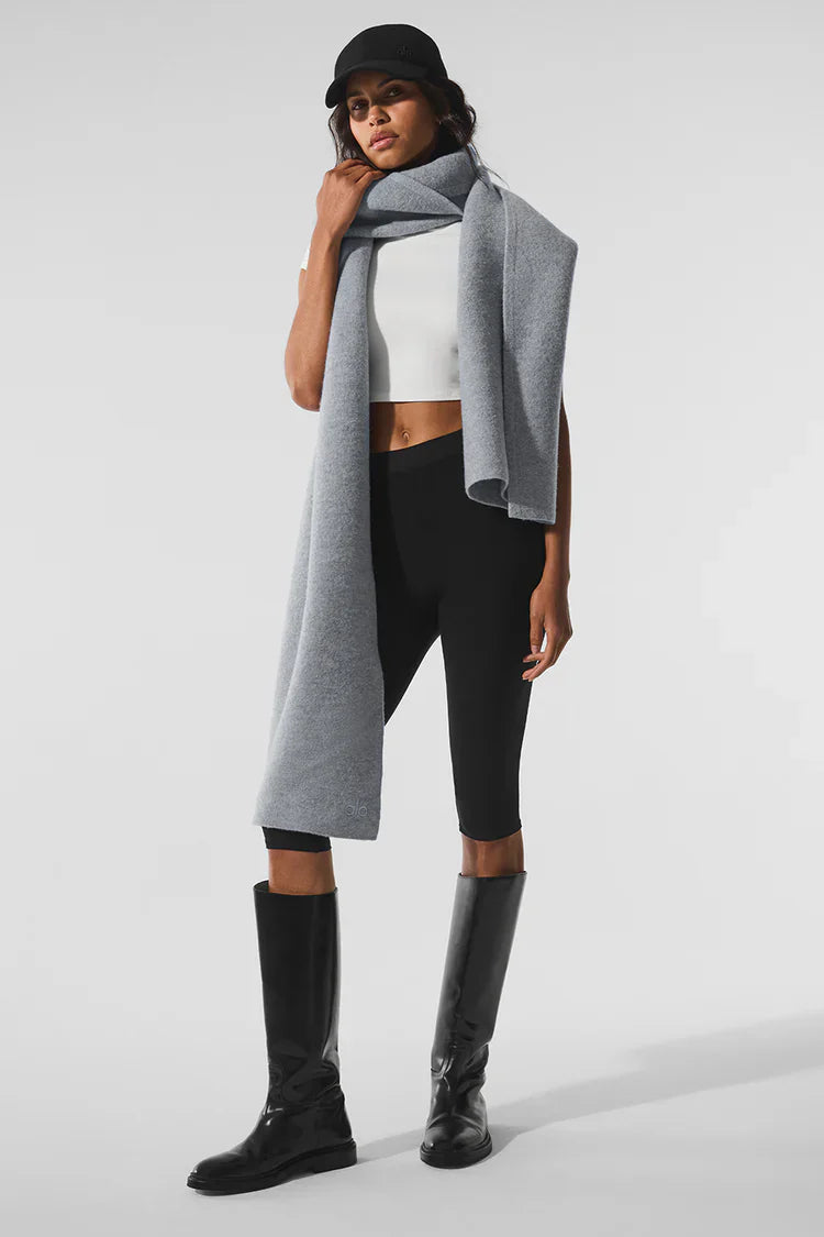 Écharpe Oversize En Laine Mérinos 'new'