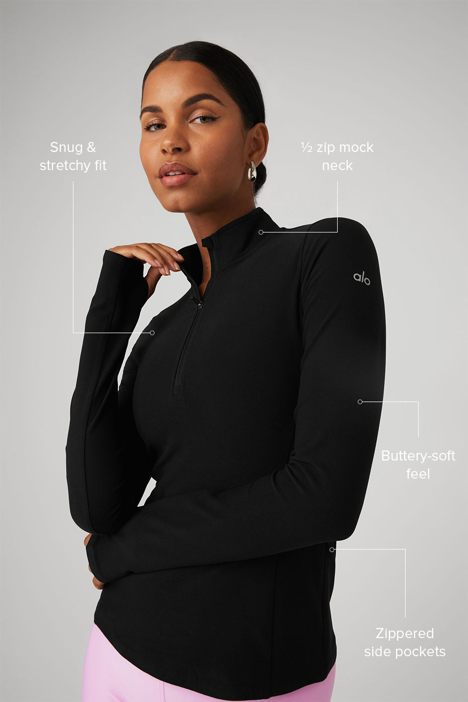 Pull rapide - Alosoft 1/2 Zip 'best seller'