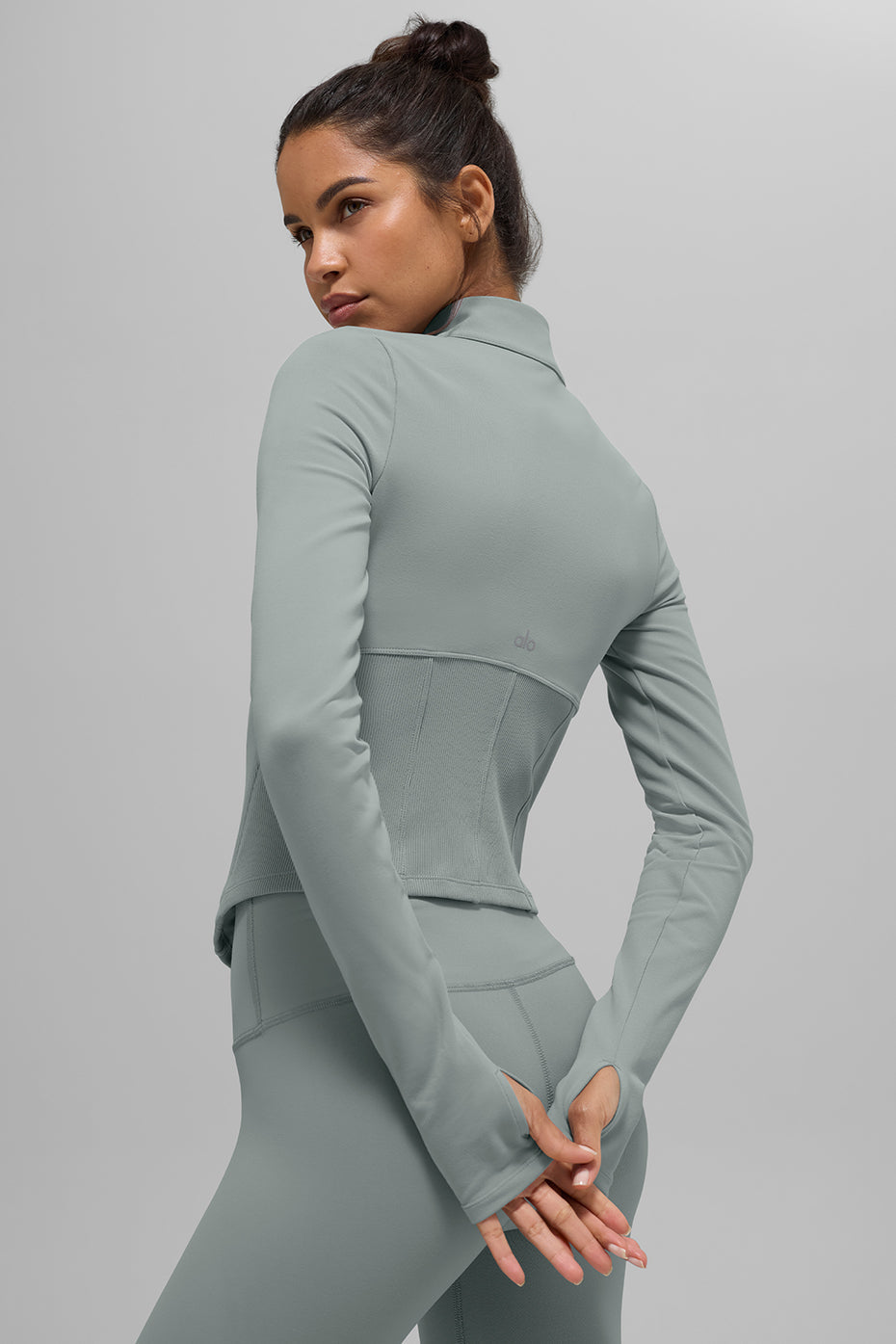 Veste corset entièrement zippée à aérographe