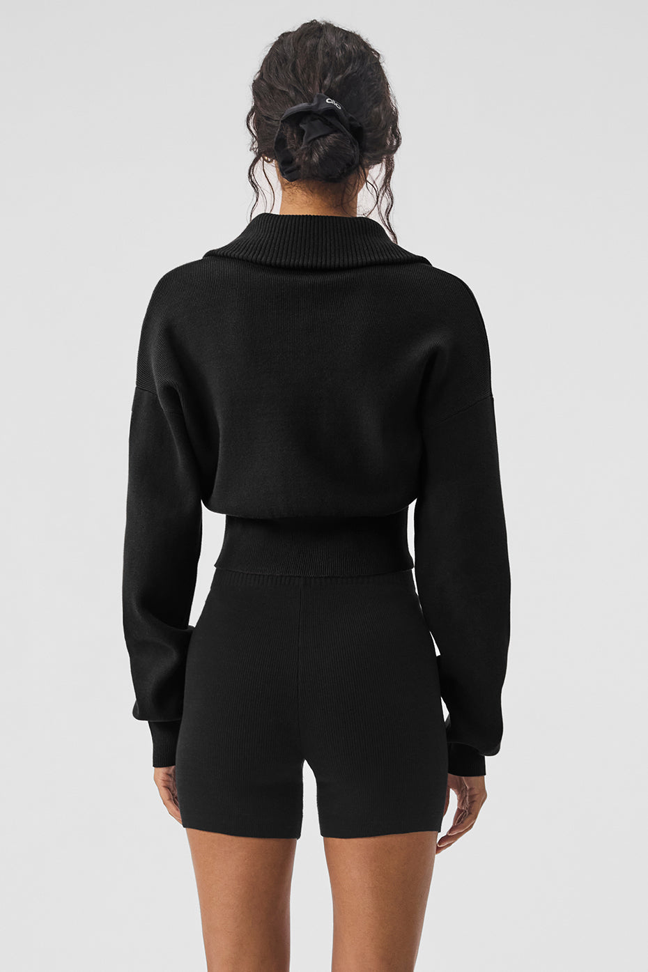 Veste courte en tricot Scholar à fermeture éclair intégrale 'BINETÔT DE RETOUR '