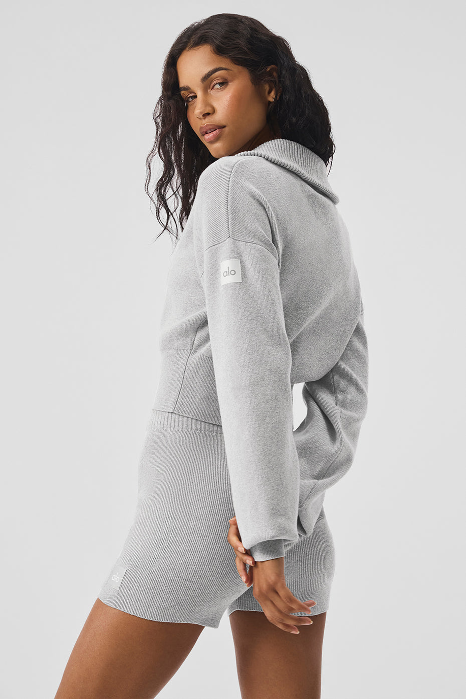 Veste courte en tricot Scholar à fermeture éclair intégrale 'BINETÔT DE RETOUR '