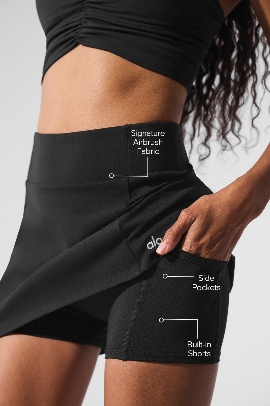 Jupe de tennis taille haute - Airbrush Good Form 'new'