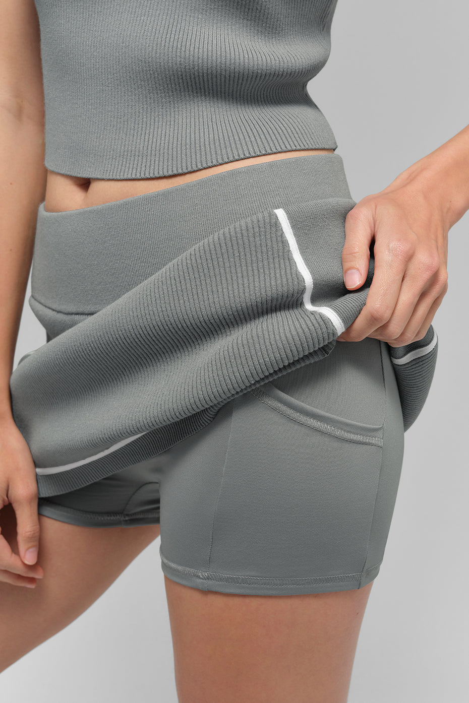 Mini-jupe - Highline en tricot côtelé 'new' 'rupture de stock'