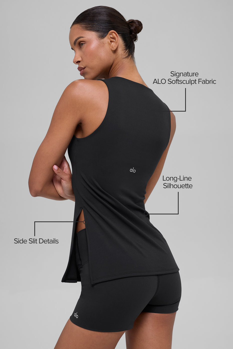 débardeur ALO - Softsculpt Precision longue 'RUPTURE STOCK'